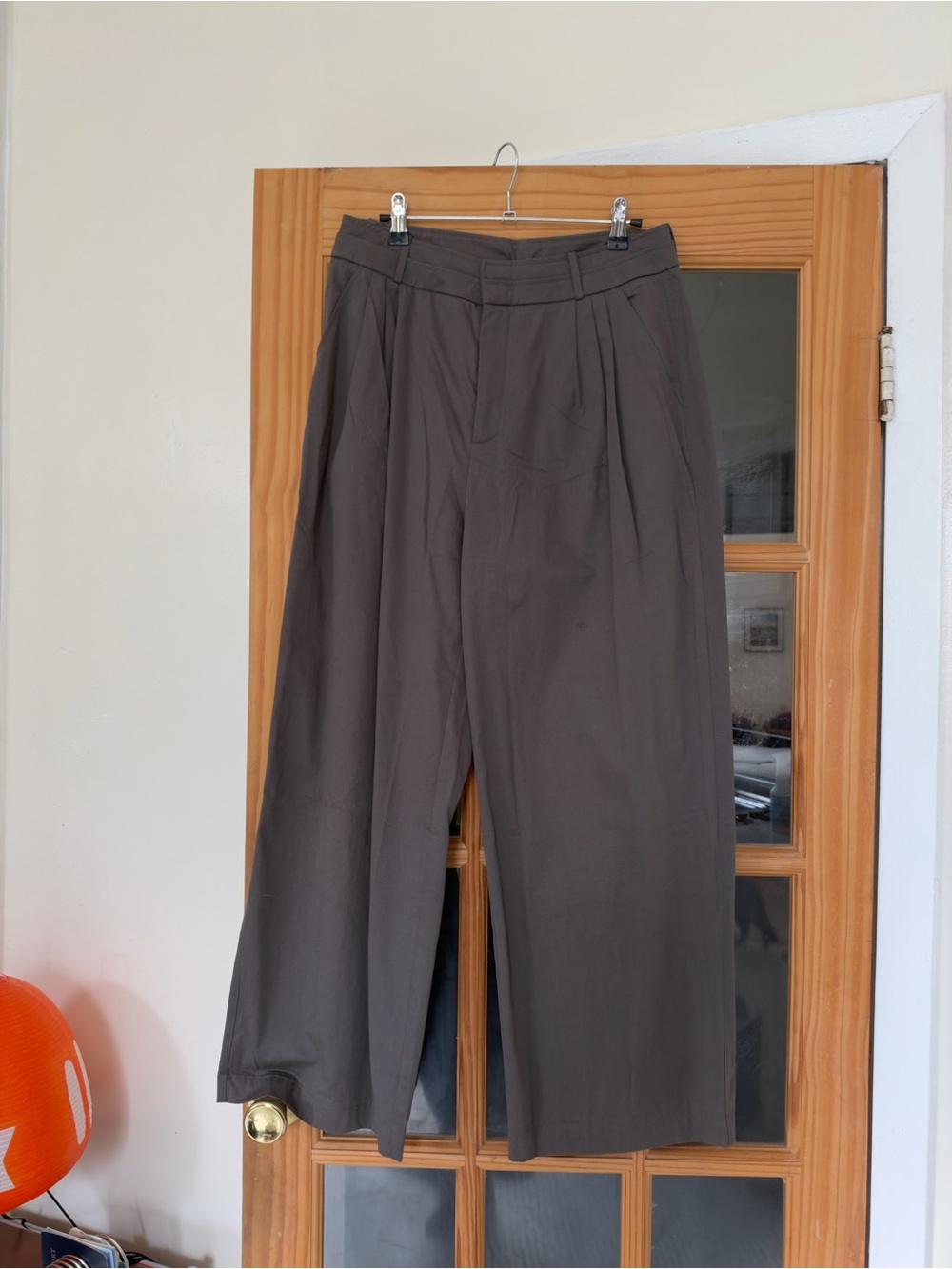 Deiji studio two layer pant - charcoal